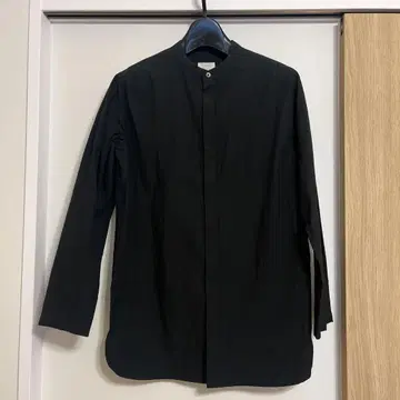 존링크스 jonnlynx 새 제품 미사용 밴드 칼라 코튼 셔츠 검정