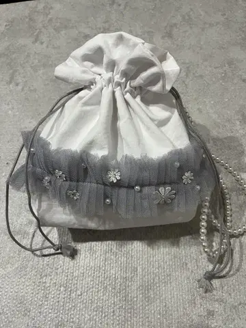 수제 숄더백 츄르 비즈