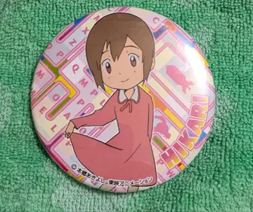 디지몬 어드벤처 야가미 히카리 캔 배지