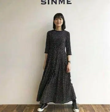 신메 시메 도트 원피스 M