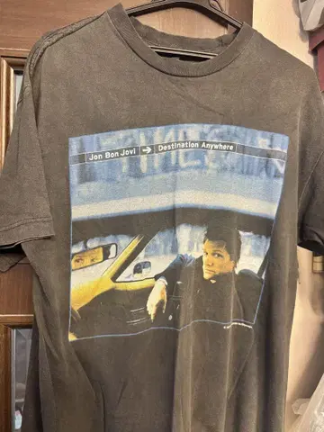 존 본 조비 빈티지 티셔츠