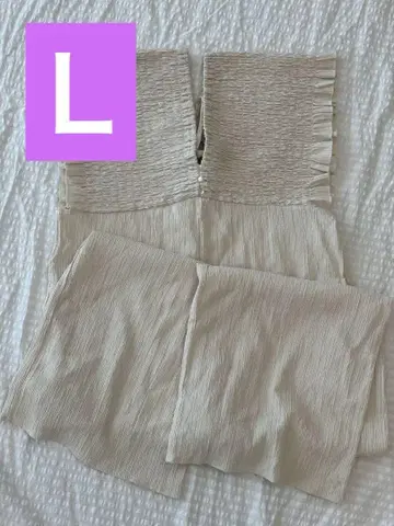 셔링 멜빵바지 럭스단티아 옅은 주황 L 시마무라