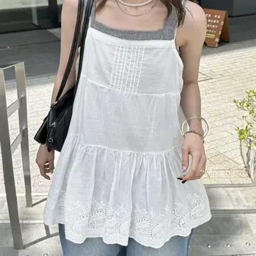 DISCOAT umm. 자수 캐미 튜닉
