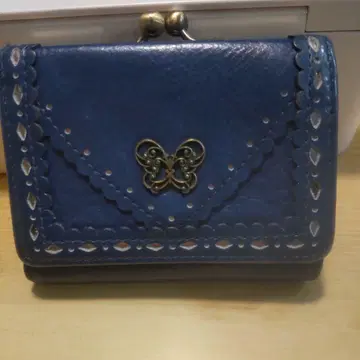 ANNA SUI 미니 지갑 네이비