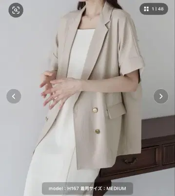 BULEAEST 리 느낌 반팔 셔츠 재킷