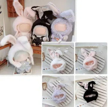 라부부용 모자 토끼