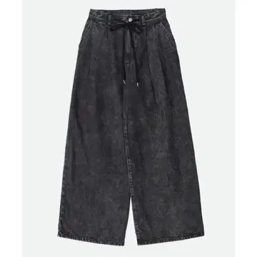 NOUNLESS TIERED AGING LIKE DENIM PANTS