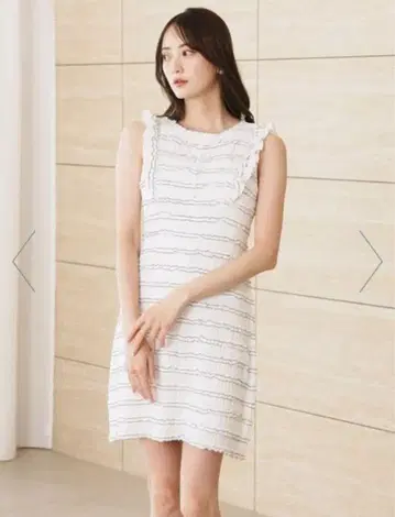 스나이델 컷 레이스 미니 원피스