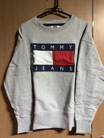 TOMMY JEANS 그레이 스웨터 L