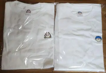 휴먼버그 대학 T셔츠 화이트 2매 세트