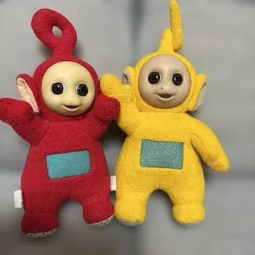 텔레타비즈 인형 빨강과 노랑