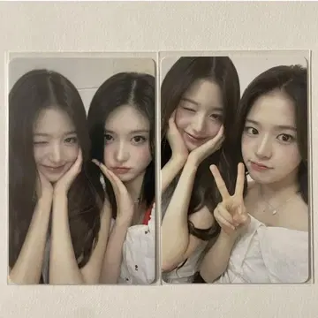 IVE 유진 가을 원영 SWITCH 도쿄돔 회장 트레이딩 카드 2장