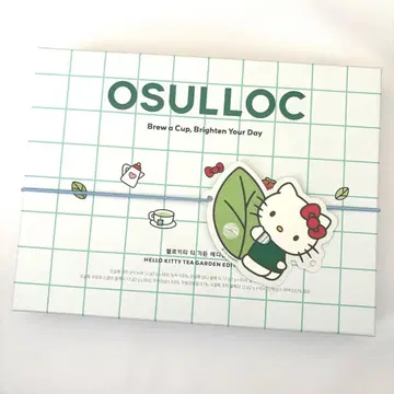 OSULLOC 한국 한정판 헬로키티 콜라보 티백 세트 산리오