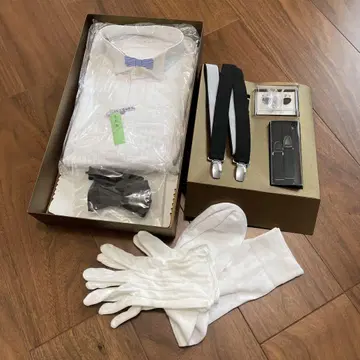 정장 셔츠 M 사이즈 나비 넥타이 포함