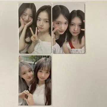 IVE SWITCH 도쿄돔 9/4 회장 한정 트레이딩 카드 3장