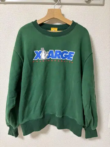 XLARGE 그린 맨투맨 FR2 사이즈 XL