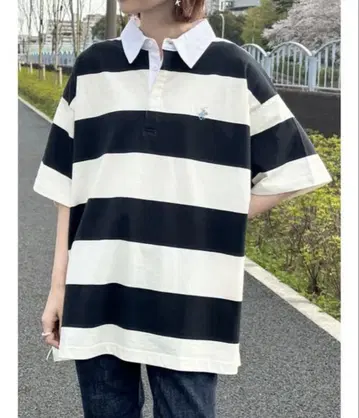 아메리칸 홀릭 라거 셔츠 폴로 폴로 스트라이프