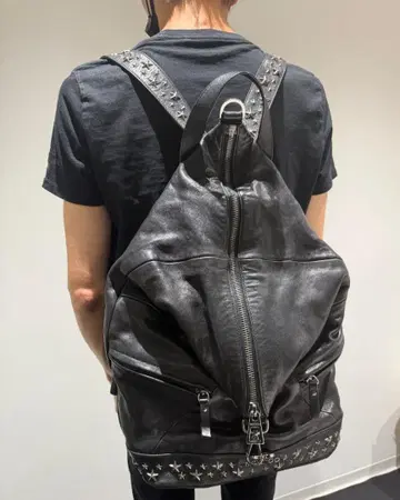 지미 추 피츠로이 가죽 백팩 블랙 중고
