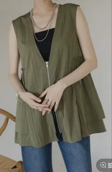 로리즈팜 나일론 개더 베스트