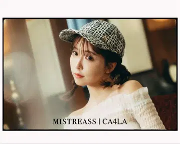 CA4LA MISTREASS 체크 무늬 캡