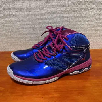 새상품급 미즈노 웨이브 다이버스 DE 23.5cm 파랑 블루 댄스