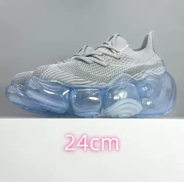 그라운즈 스니커즈 그레이 두꺼운 밑창 여성용 24cm