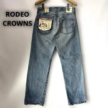 미사용 RODEO CROWNS 로데오 크라운 데님 손상 가공 28