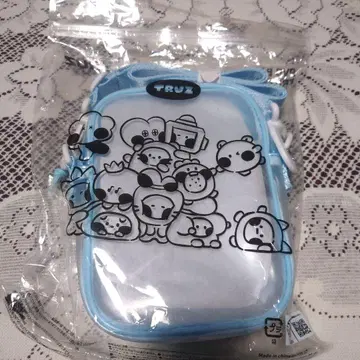 TRUZ 미니니 PVC 가방 하늘색 TREASURE 투명 가방