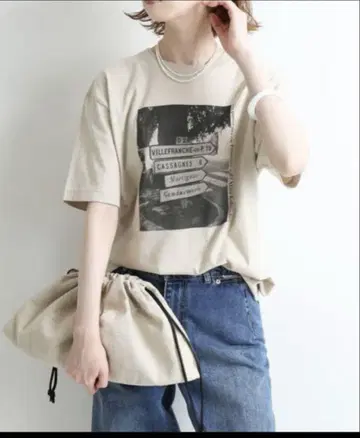 SLOBE IENA 포토 티셔츠