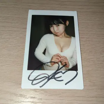 유키무라 카린 친필 사인 체키 카드