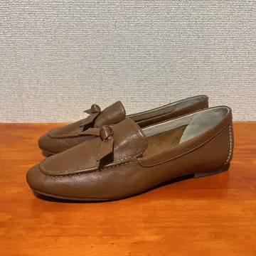 콜하 리본 차 브라운 23cm 6 B 로퍼