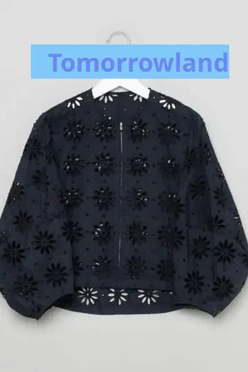 투모로우랜드 플라워 지퍼 업 블레이저