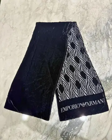 EMPORIO ARMANI 물결무늬 머플러
