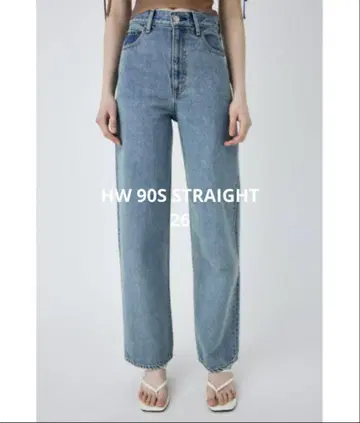 HW 90S STRAIGHT 라이트 블루 26 인치 moussy