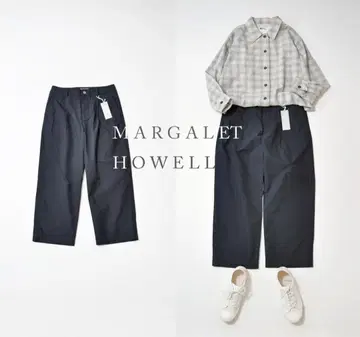 새상품 마가렛호웰 WASHED COTTON 턱 트라우저 팬츠
