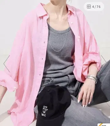 SLOBE IENA 리 코튼 레귤러 셔츠