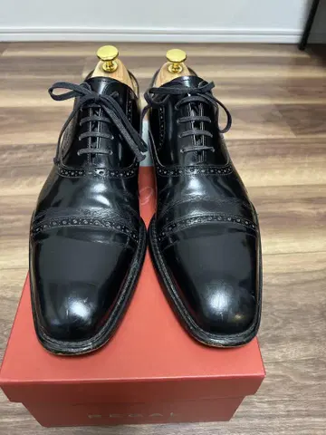 REGAL 리갈 비즈니스 슈즈 122R 스트레이트 팁 블랙 26.5cm