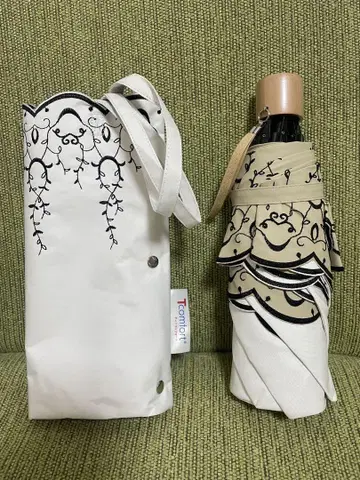 테이진 나노프론트 접이식 우산 화이트