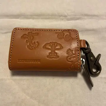 미품 피너츠 스마트 키 호환 키 케이스 본가죽 키 케이스 동전 지갑