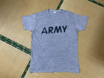 80s champion 빈티지 티셔츠 M ARMY 헤더 그레이