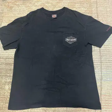 Harley-Davidson 이글 프린트 T셔츠 블랙