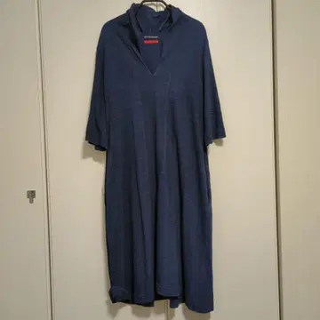 TIGRE BROCANTE 인디고 V넥 풀오버 원피스