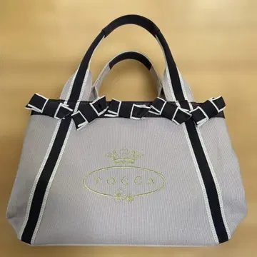TOCCA 리본 토트백 베이지