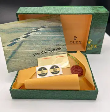그린 시계 BOX 책자 택 씰 포함 - g