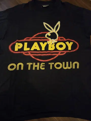 구제 의류 PLAYBOY 80년대 T셔츠 USA 제작