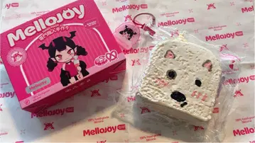 Mellojoy 강아지 토스트 시리즈 [ 불테리어 아가씨 ]