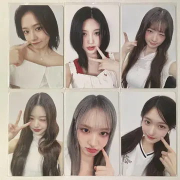 IVE ALIVE 타워레코드 시부야 추첨회 A상 트레이딩 카드 6장 세트