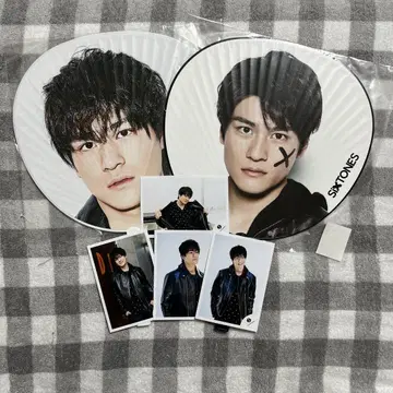 SixTONES 모리모토 신타로 브로마이드 부채