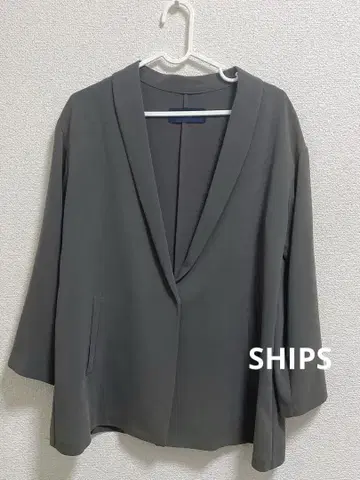 SHIPS 테일러드 재킷 카키 그레이 오피스