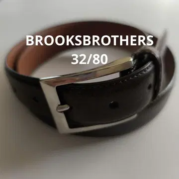 브룩스브라더스 가죽 벨트 32/80 브라운 비즈니스 포멀